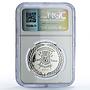 Burundi 500 francs King Mwanbusta IV History Politics PL64 NGC billon coin 1966