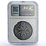 Belarus 20 roubles Kalyady Kolyady Festivals Rites MS70 NGC silver coin 2004