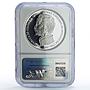Colombia 750 pesos Hummingbird Conservation Fauna PF69 NGC silver coin 1978