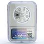 Guatemala 1 quetzal Antigua Capitals Ibero-American PF70 NGC silver coin 2024