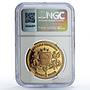 Latvia 1 ounce Independence History Politics X#5b PF68 NGC bronze coin 1988