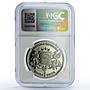 Latvia 1 ounce Independence History Politics PF68 NGC CuNi coin 1988