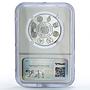 Portugal 7,5 euro Lisboa Capitals Ibero-American Color PF69 NGC silver coin 2024