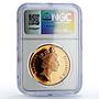 Bermuda 1 dollar Albertville Barcelona Olympic Games PF68 NGC bronze coin 1992