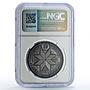Belarus 20 roubles Kupalle Kupalye Festivals Rites MS70 NGC silver coin 2004