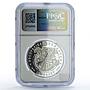 Belarus 20 roubles Patriotic War Victory Birds History PF69 NGC silver coin 2010