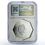 Cook Islands 5 dollars Saint Matthew History Religion Gilt PF69 NGC Ag coin 2015