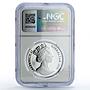 Gibraltar 1 royal Four Cherubs Angels Faith Religion PF69 NGC silver coin 1999