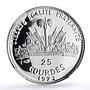 Haiti 25 gourdes Football World Cup in Germany Soccer PF68 NGC silver coin 1973
