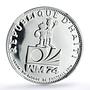 Haiti 25 gourdes Football World Cup in Germany Soccer PF69 NGC silver coin 1973