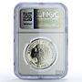 Philippines 25 piso Reagan Aquino Visit Politics PF70 NGC silver coin 1986