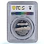 Germany Weimar Eckener Zeppelin Airship Aviation SP62 PCGS silver medal 1924