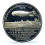 Germany Weimar Eckener Zeppelin Airship Aviation SP62 PCGS silver medal 1924