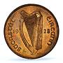 Ireland 1 penny pingin Free State Coinage Chick Bird PR65 PCGS bronze coin 1928