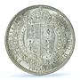 Great Britain 1/2 crown Queen Victoria Coinage KM-764 MS64 PCGS silver coin 1888