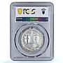 Bulgaria Boris III Giovanna Savoia Wedding History MS63 PCGS silver medal 1930