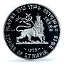 Ethiopia 10 dollars Emperor Haile Selassie I Politics PR69 PCGS silver coin 1972