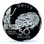 Guyana 50 dollars Independence Enmore Martyrs History PR70 PCGS silver coin 1976
