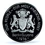 Guyana 50 dollars Independence Enmore Martyrs History PR70 PCGS silver coin 1976