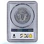 Italy Vatican 1 lire Pope Pius XII Virgin Mary MS65 PCGS NiSteel coin 1941