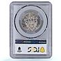 Italy Vatican 2 lire Pope Pius XI Standing Figure MS66 PCGS nickel coin 1929