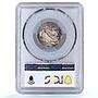 Italy Vatican 5 lire Pope Pius XI Saint Peter in Boat MS65 PCGS silver coin 1929
