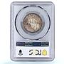 Italy Vatican 10 lire Pope Pius XI Madonna Jesus Baby MS65 PCGS silver coin 1929