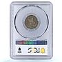 Italy Vatican 5 centesimi Pope Pius XII Olive Branch MS65 PCGS AlBr coin 1939