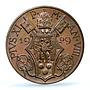 Italy Vatican 10 centesimi Pope Pius XI Saint Peter MS66 PCGS bronze coin 1929