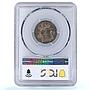 Italy Vatican 10 centesimi Pope Pius XII Saint Peter MS66 PCGS AlBr coin 1939