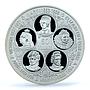 Cayman Islands 50 dollars Queens of England History PR69 PCGS silver coin 1975