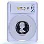 Turks and Caicos 20 crowns Queen Victoria Obverses PR70 PCGS silver coin 1977