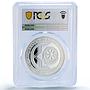 Azerbaijan 5 manat Archery Baku European Games Sports PR69 PCGS silver coin 2015