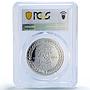 Burundi 500 francs King Ntare V Coronation History PL66 PCGS billon coin 1966