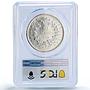 France 10 francs Hercules Liberty Equality Fraternity MS68 PCGS silver coin 1969