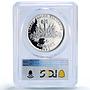 Haiti 50 gourdes Mermaid Woman on Beach Finess Left MS67 PCGS silver coin 1973