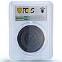 Kyrgyzstan 10 som Barsbek Horseman Kaganate History MS69 PCGS silver coin 2014