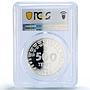 Kazakhstan 500 tenge Gazelle Red Book Wildlife Fauna PR69 PCGS silver coin 2005