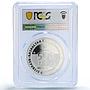 Kazakhstan 500 tenge Arpauzen Tract Chariot Petroglyphs PR70 PCGS Ag coin 2006