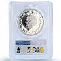 Netherlands Antilles 25 gulden Conservation Monuments PR70 PCGS silver coin 2004