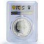 Bermuda 2 dollars Bluebird Wildlife Birds Fauna Color PR70 PCGS silver coin 2011