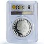 Bermuda 2 dollars Angel Fish Wildlife Fauna Color PR70 PCGS silver coin 2013