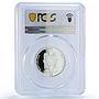 Moldova 50 lei Ivo Creanga Alley Classics Literature PR69 PCGS silver coin 2012