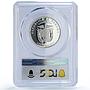 Panama 1/2 balboa Pacific Ocean Discovery History PR70 PCGS silver coin 2013