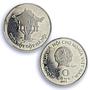 Vietnam 10 dong Pagoda Temple Ho Chi Minh Centennial PR61 PCGS silver coin 1989