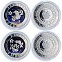 Armenia 100 dram 12 Set Zodiac Signs Star-shaped Inserts silver coins 2007 2008