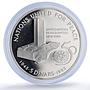 Bahrain 5 dinars United Nations UN Headquarters Buildings proof silver coin 1995
