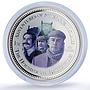 Cook Islands 2 dollars x 4 Set Adventures Sherlock Holmes silver coins 2007