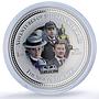 Cook Islands 2 dollars x 4 Set Adventures Sherlock Holmes silver coins 2007