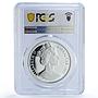 Gibraltar 1 crown Caesar Invasion Britain Mankind PR69 PCGS silver coin 1997